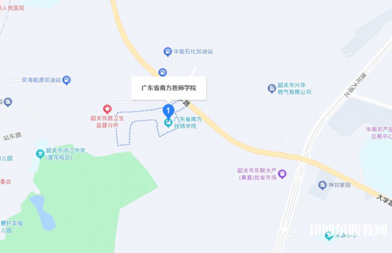 廣東省南方技師學(xué)院地址，乘車路線