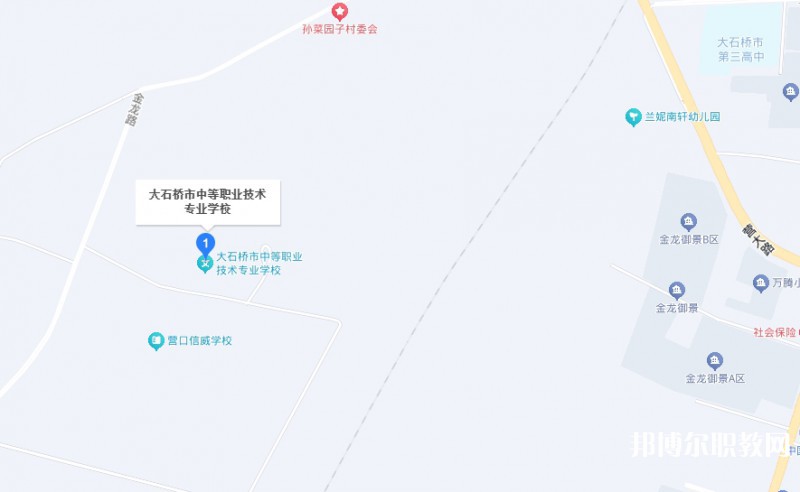 大石橋市中等職業(yè)技術(shù)專業(yè)學(xué)校地址，乘車路線